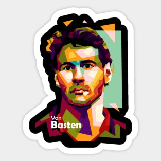 Van Basten Pop Art Sticker